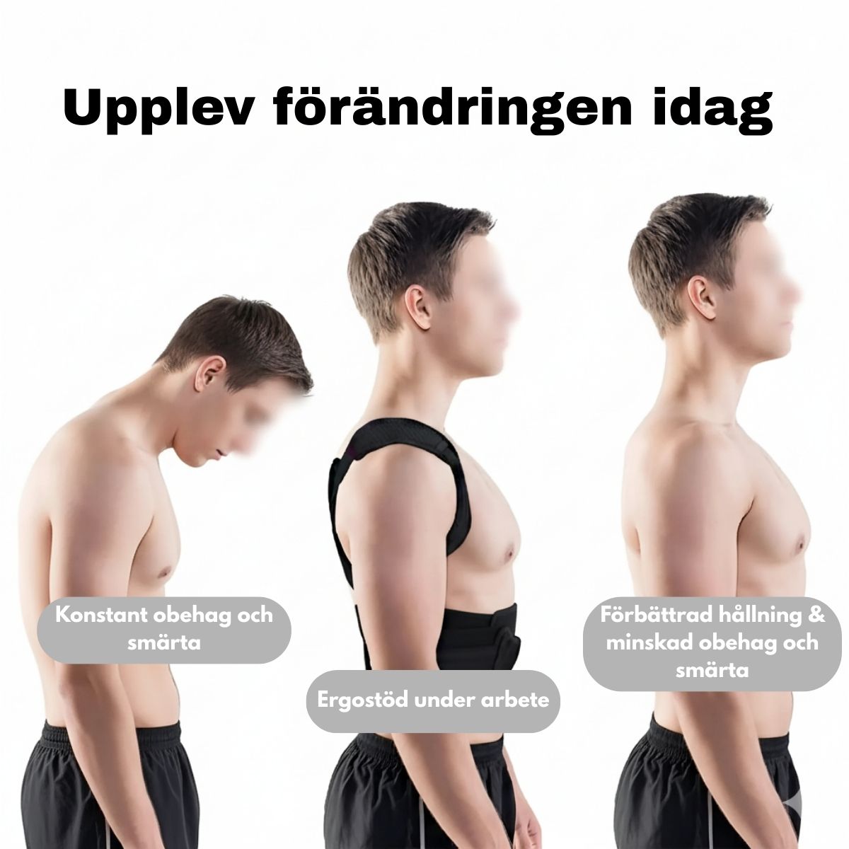 Ergostöd™ – ergonomisk hållningsväst